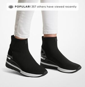 MICHAEL Michael KorsSkyler Stretch-Knit Sock Sneaker 10